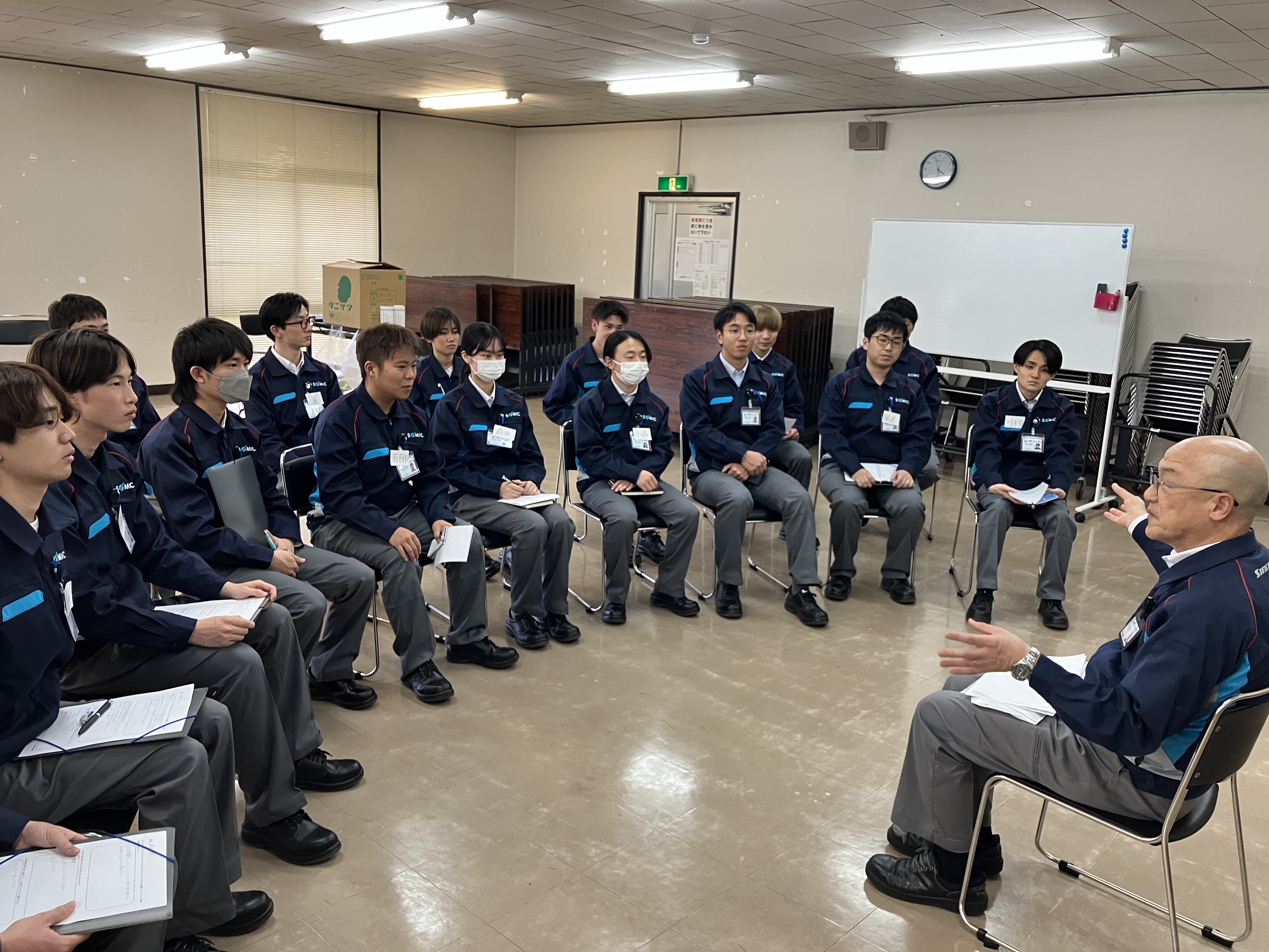新入社員研修～新入社員が雅洋社長に聞いてみた～
