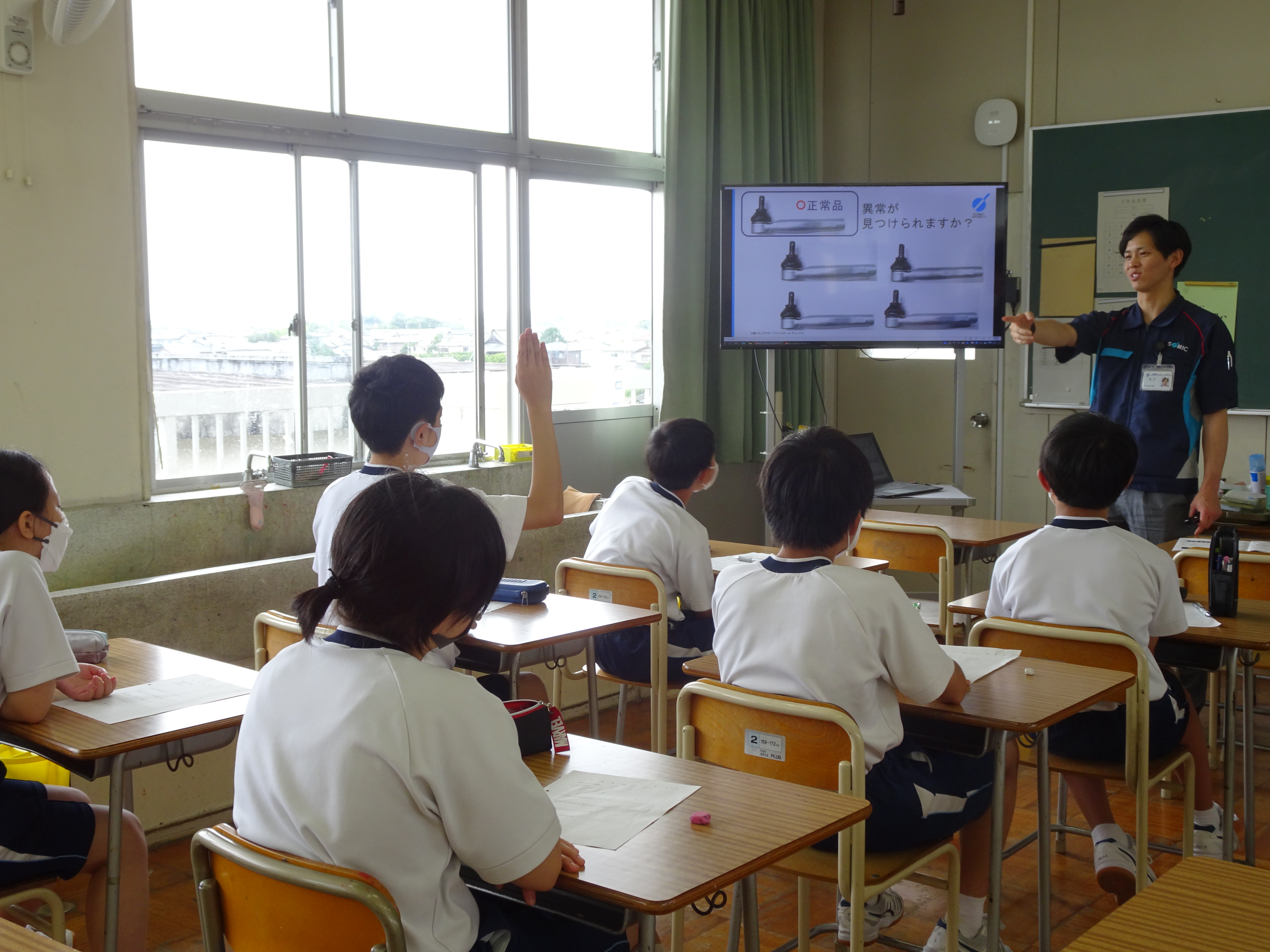 浜松市立北浜東部中学校にて職業講話を行いました